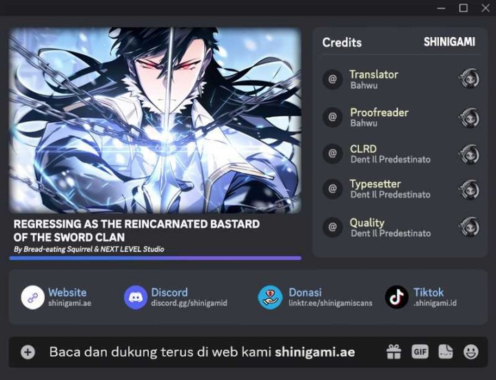 Regressing As The Reincarnated Bastard Of The Sword Clan Chapter 25 Bahasa Indonesia