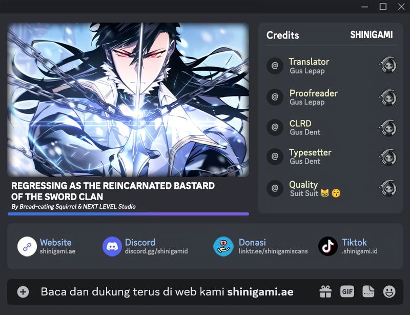 Regressing As The Reincarnated Bastard Of The Sword Clan Chapter 49 Bahasa Indonesia