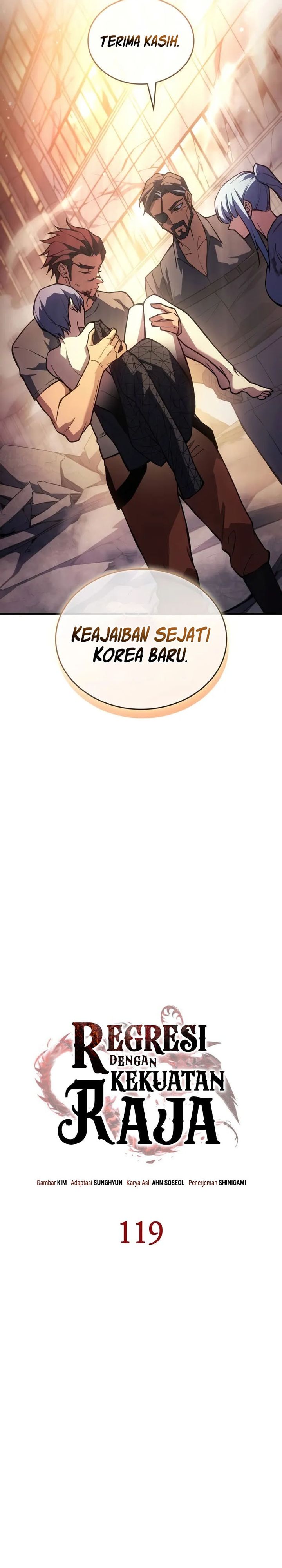 Regressing with the Kings Power Chapter 119 Bahasa Indonesia