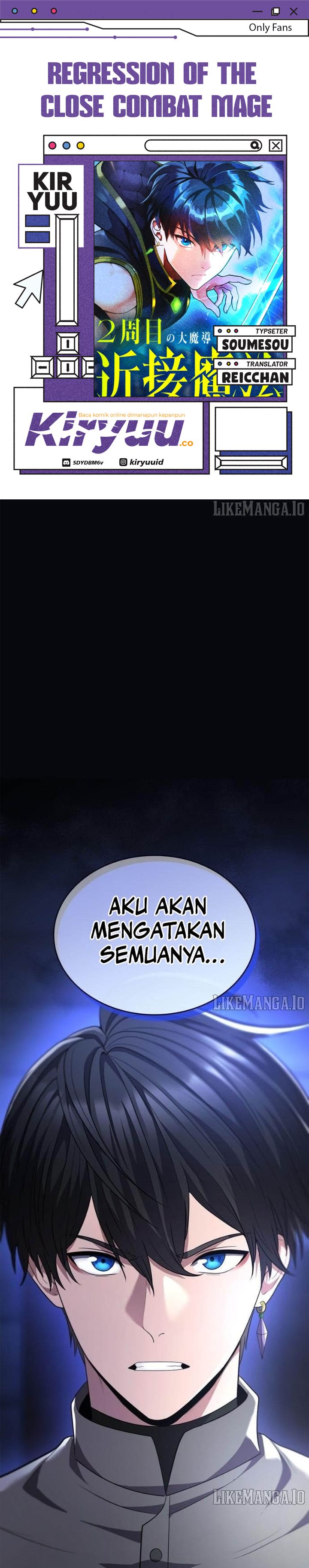 Regression of the Close Combat Mage Chapter 76 Bahasa Indonesia