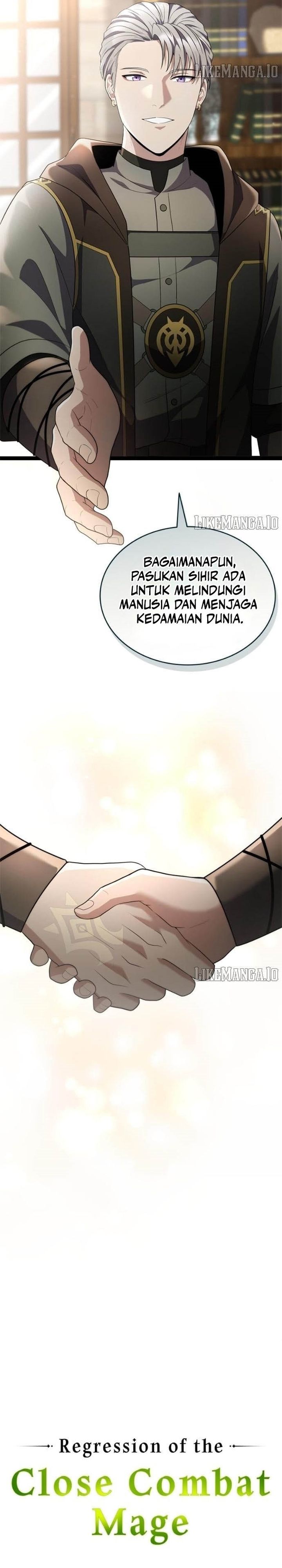 Regression of the Close Combat Mage Chapter 76 Bahasa Indonesia
