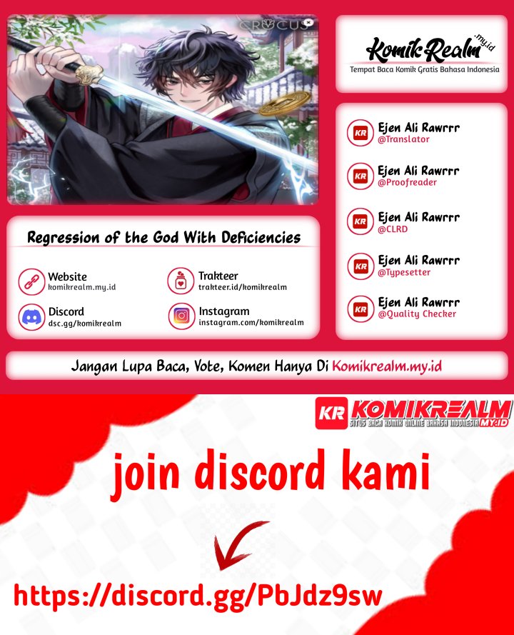 Regression of the God With Deficiencies Chapter 03 Bahasa Indonesia