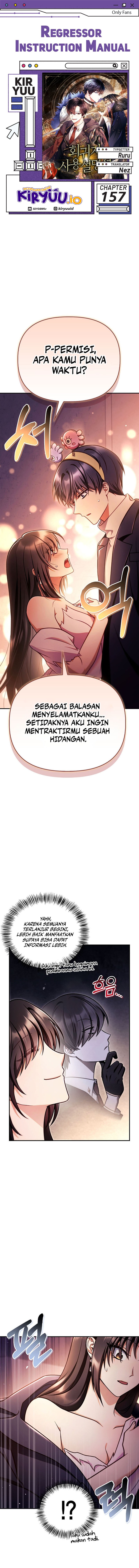 Dilarang COPAS - situs resmi www.mangacanblog.com - Komik regressor instruction manual 157 - chapter 157 158 Indonesia regressor instruction manual 157 - chapter 157 Terbaru 0|Baca Manga Komik Indonesia|Mangacan