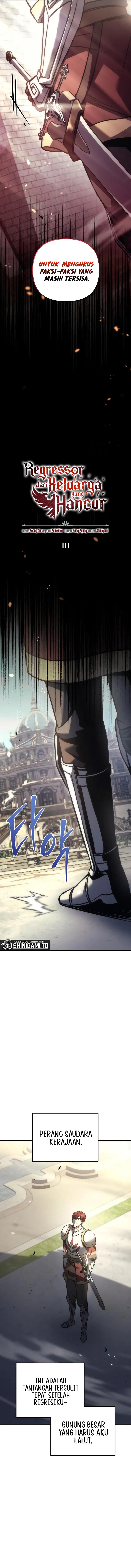 Regressor of the Fallen Family Chapter 111 Bahasa Indonesia