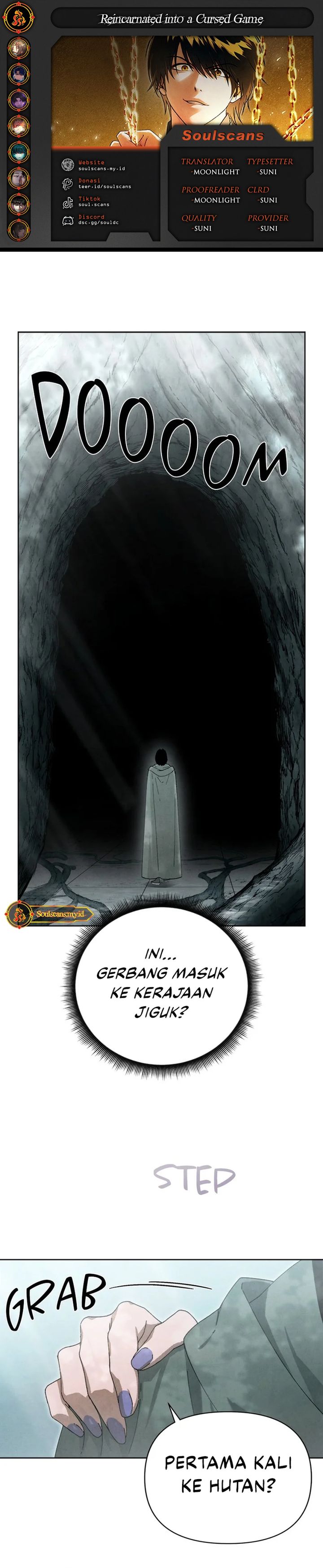 Reincarnated In a Cursed Game Chapter 17 Bahasa Indonesia