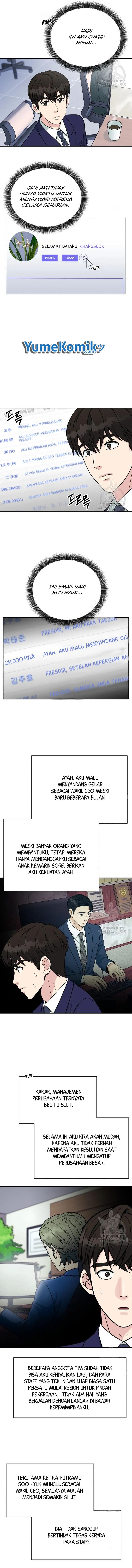 Reincarnated as a New Employee Chapter 19 Bahasa Indonesia