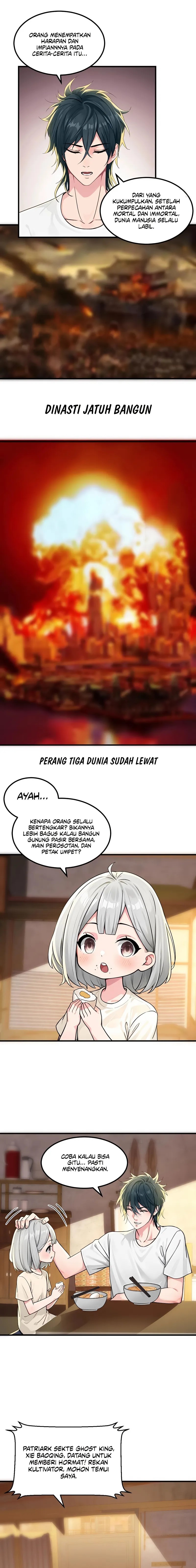 Reincarnated as a Scumbag I Use My Wife and Daughter to Prove Immortality Chapter 29 Bahasa Indonesia