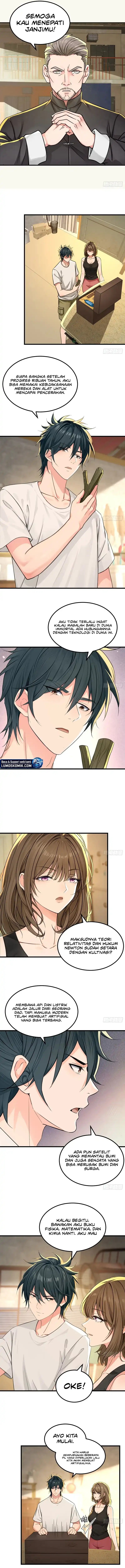 Reincarnated as a Scumbag I Use My Wife and Daughter to Prove Immortality Chapter 35 Bahasa Indonesia