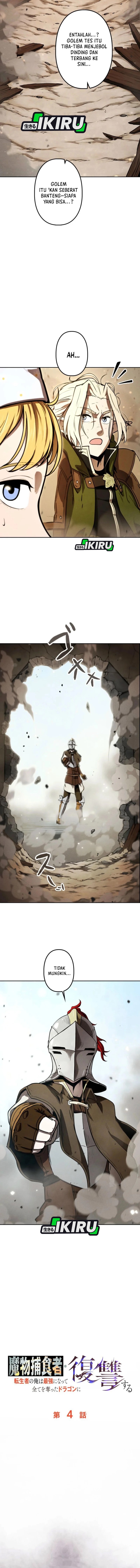 Reincarnated as the Strongest Monster Eater: Revenge on the Tyrant Dragon Chapter 04 Bahasa Indonesia