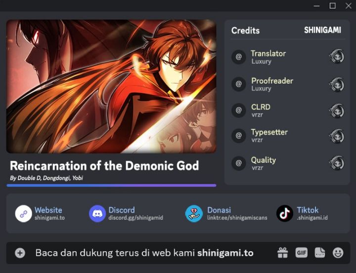 Reincarnation Of The Demonic God Chapter 02 Bahasa Indonesia