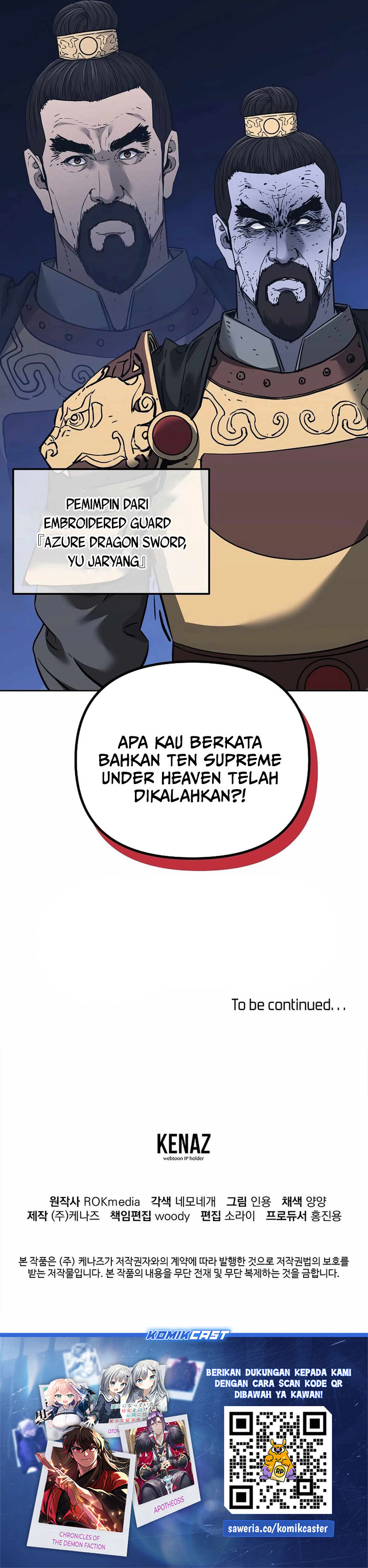 Reincarnation of the Murim Clan’s Former Ranker Chapter 178 Bahasa Indonesia