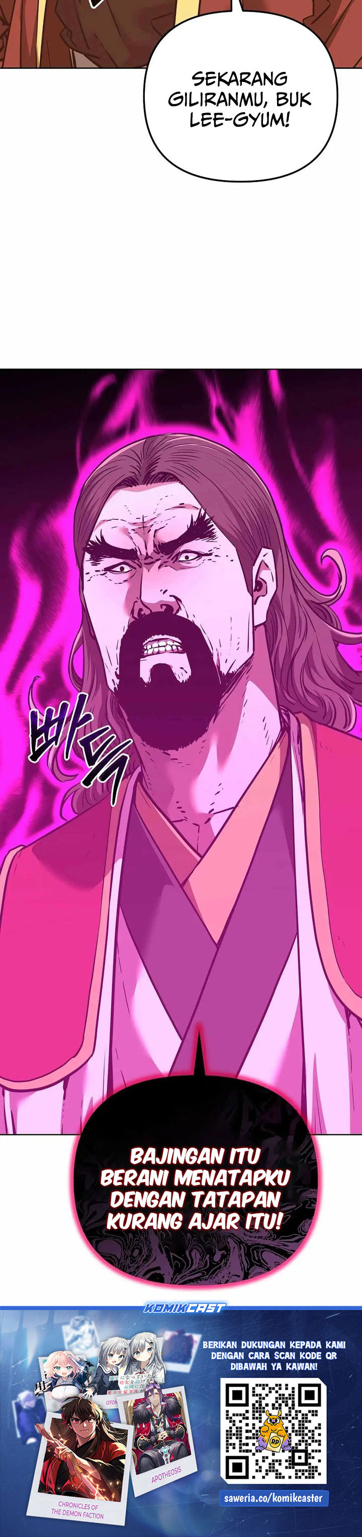 Reincarnation of the Murim Clan’s Former Ranker Chapter 179 Bahasa Indonesia