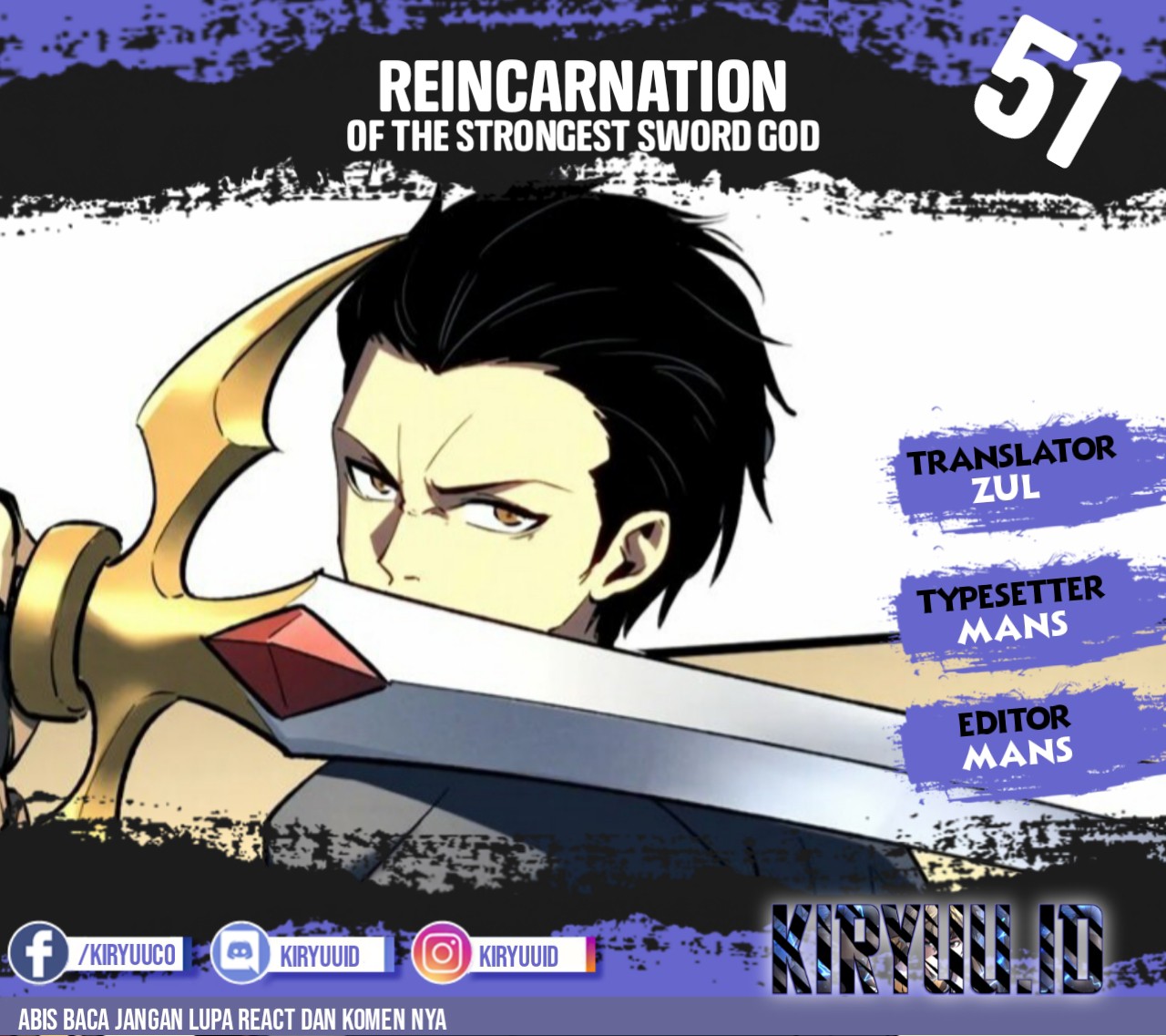 Reincarnation Of The Strongest Sword God Chapter 51 Bahasa Indonesia