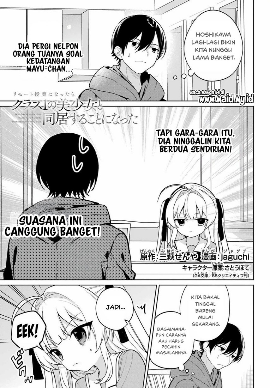Remote Jugyou ni Nattara Class 1 no Bishoujo Chapter 15 Bahasa Indonesia