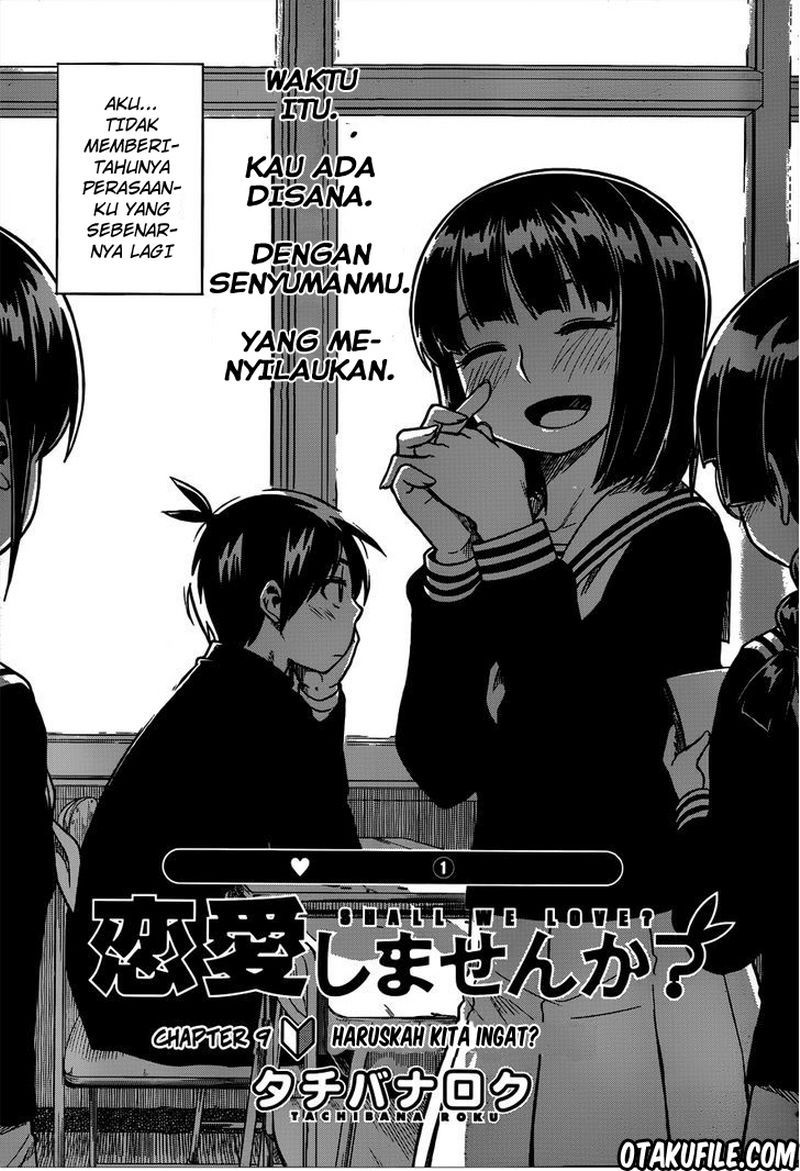 Renai Shimasen ka? chapter 9