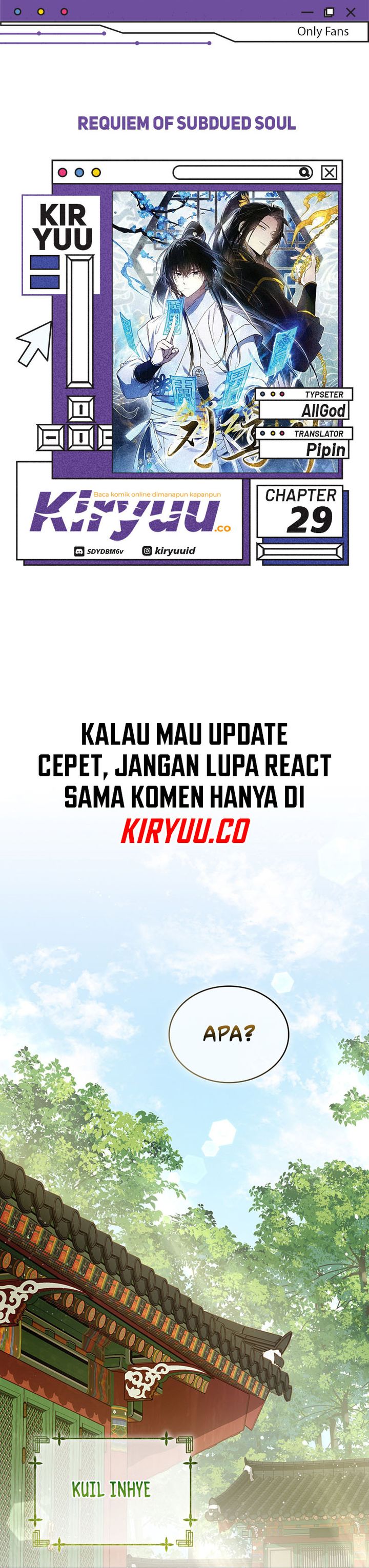 Requiem of Subdued Chapter 29 Bahasa Indonesia