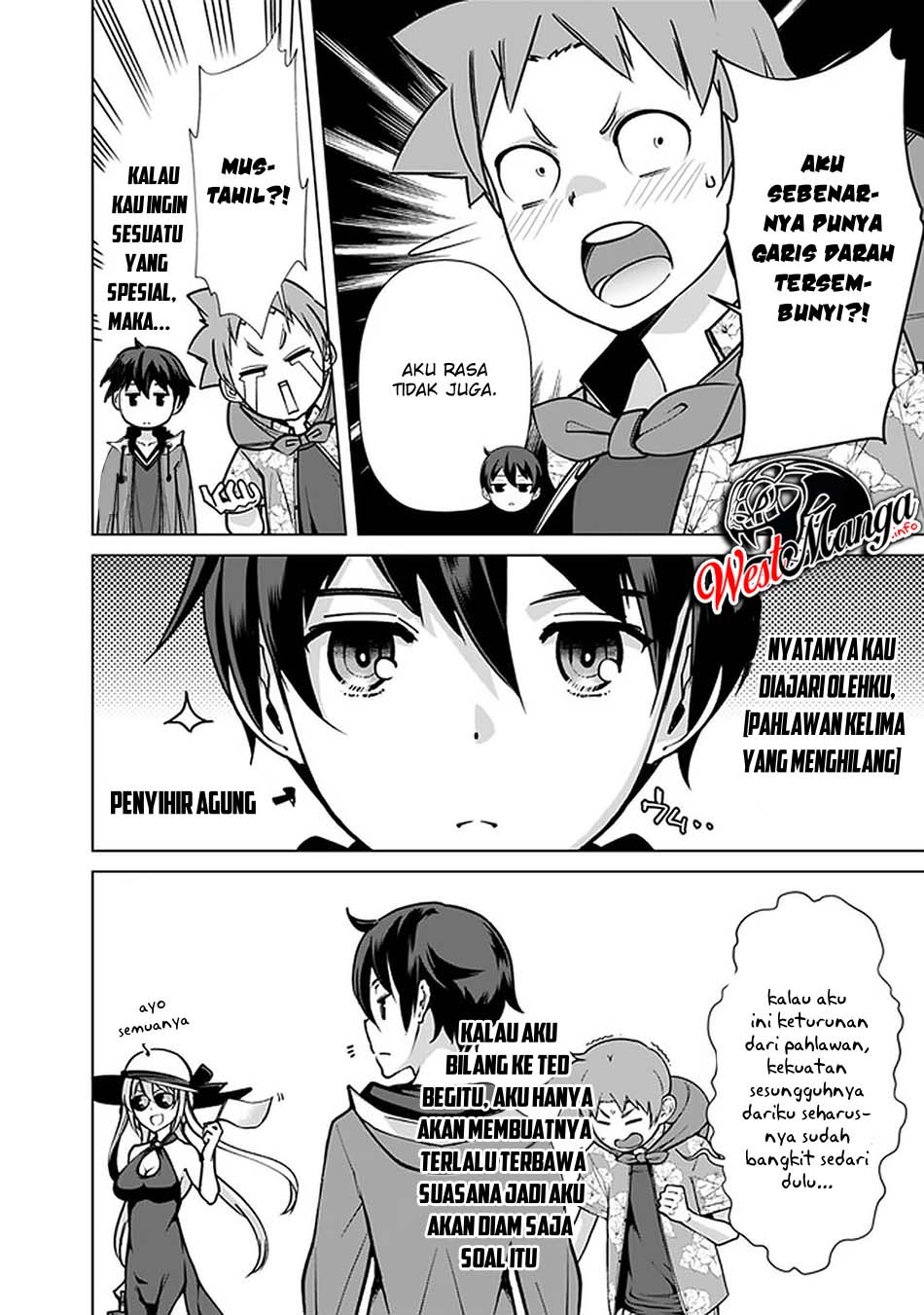 Rettou Me no Tensei Majutsushi Shiitage Rareta Moto Yuusha wa Mirai no Sekai o Yoyuu de Ikinuku Chapter 42 Bahasa Indonesia