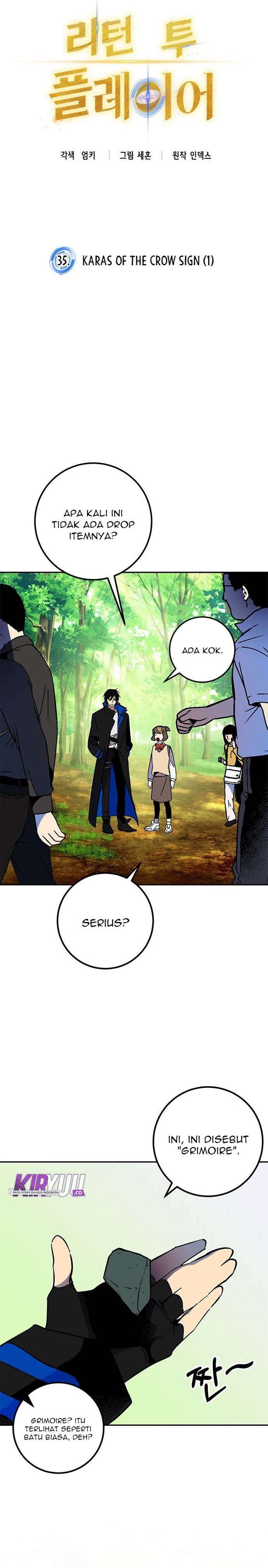 Return to Player Chapter 35 Bahasa Indonesia