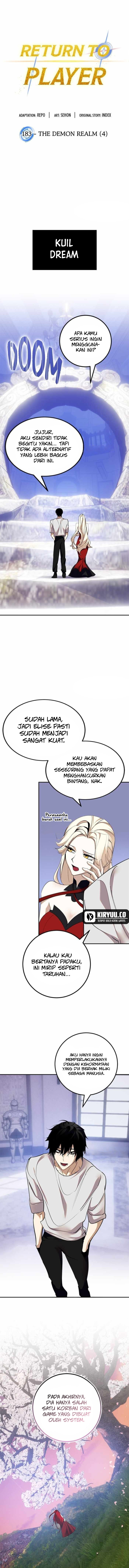 Return to Player Chapter 183 Bahasa Indonesia