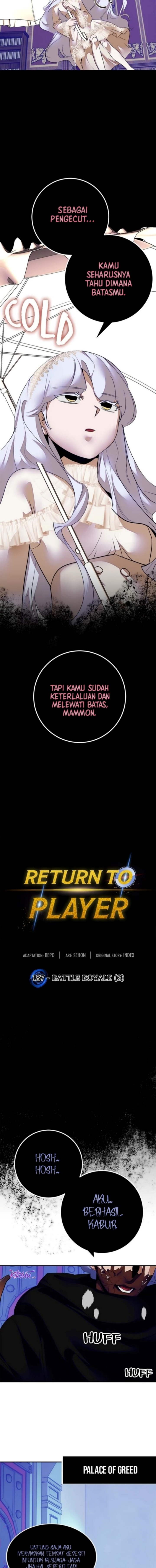 Return to Player Chapter 187 Bahasa Indonesia