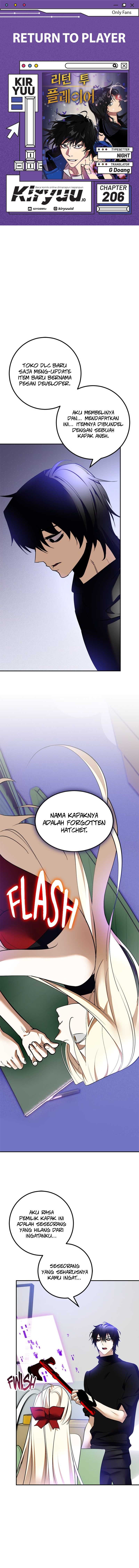 Return to Player Chapter 206 Bahasa Indonesia
