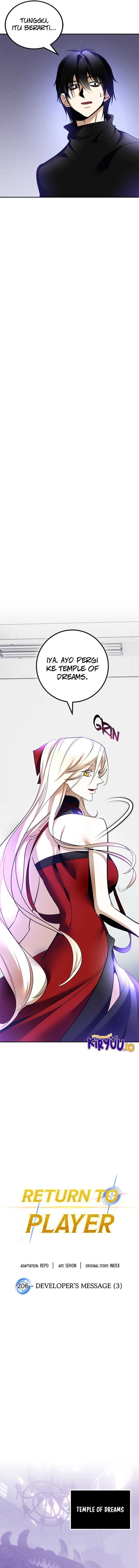 Return to Player Chapter 206 Bahasa Indonesia