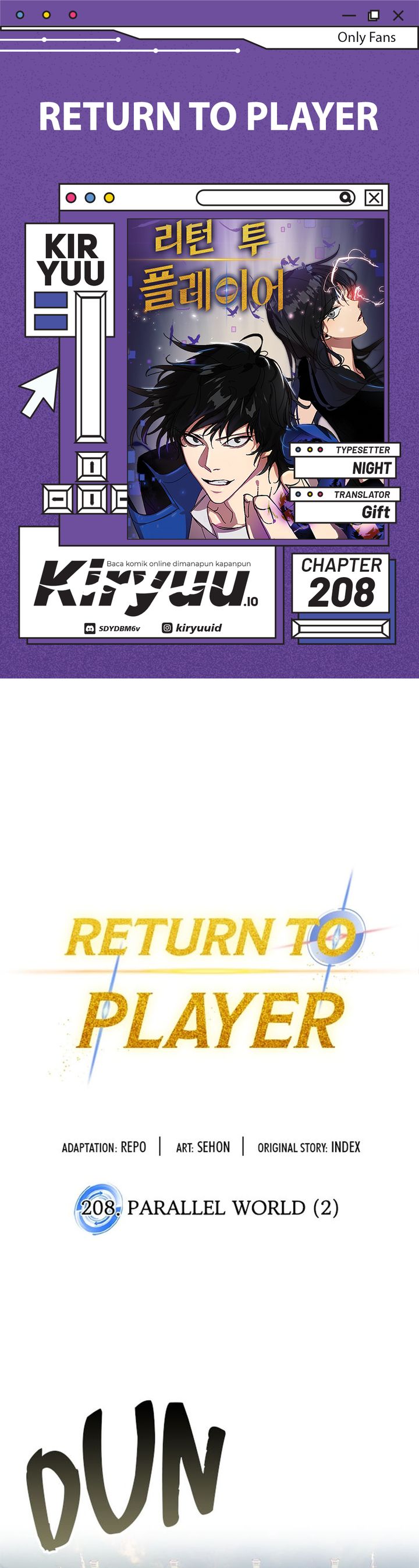 Dilarang COPAS - situs resmi www.mangacanblog.com - Komik return to player 208 - chapter 208 209 Indonesia return to player 208 - chapter 208 Terbaru 0|Baca Manga Komik Indonesia|Mangacan