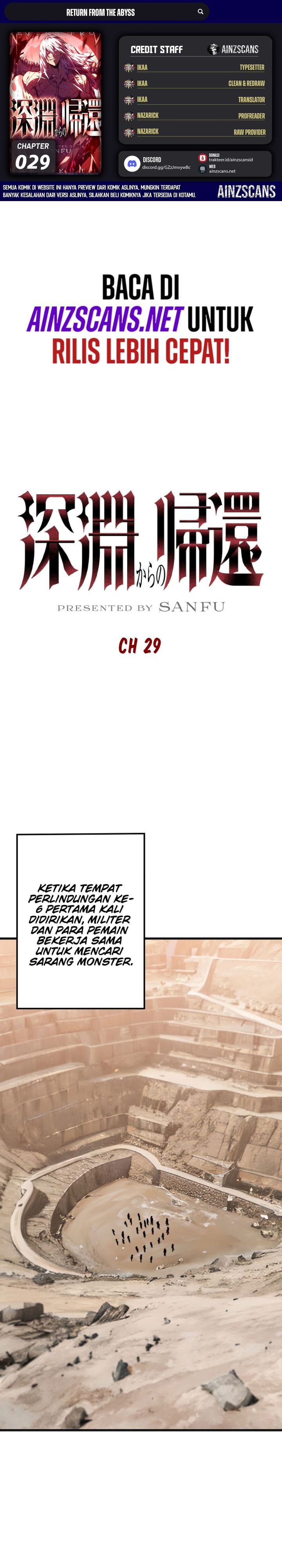 Return From The Abyss chapter 29