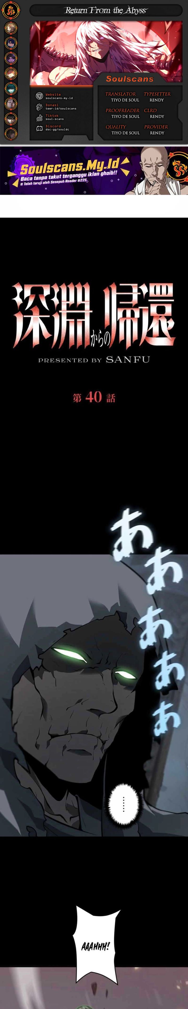 Return From The Abyss Chapter 40 Bahasa Indonesia