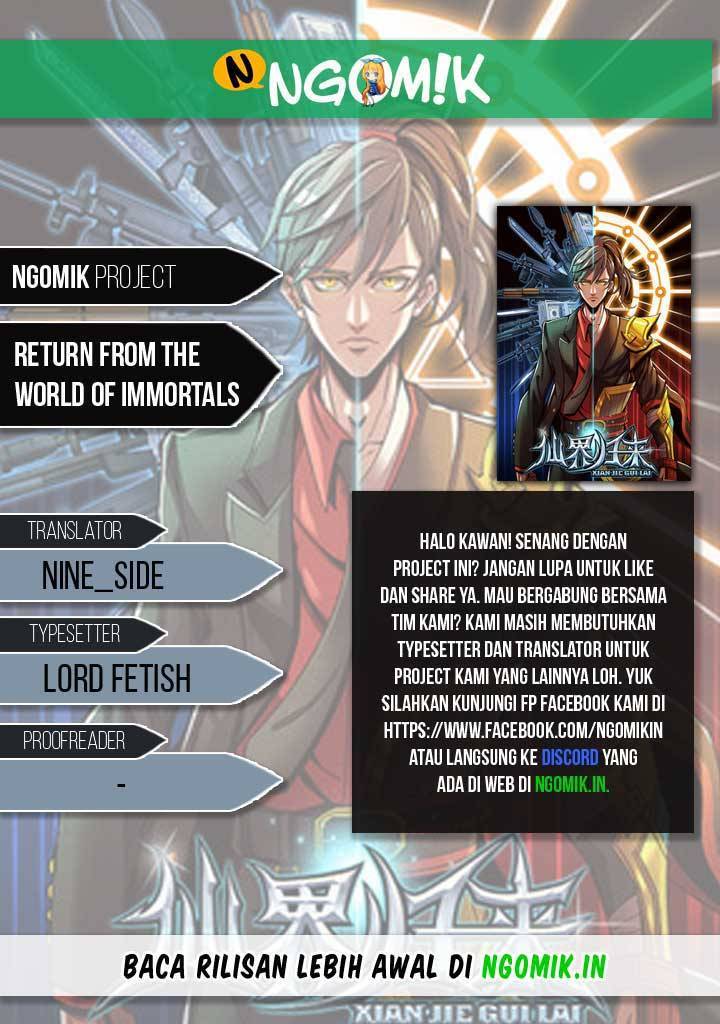 Return From the World of Immortals chapter 30