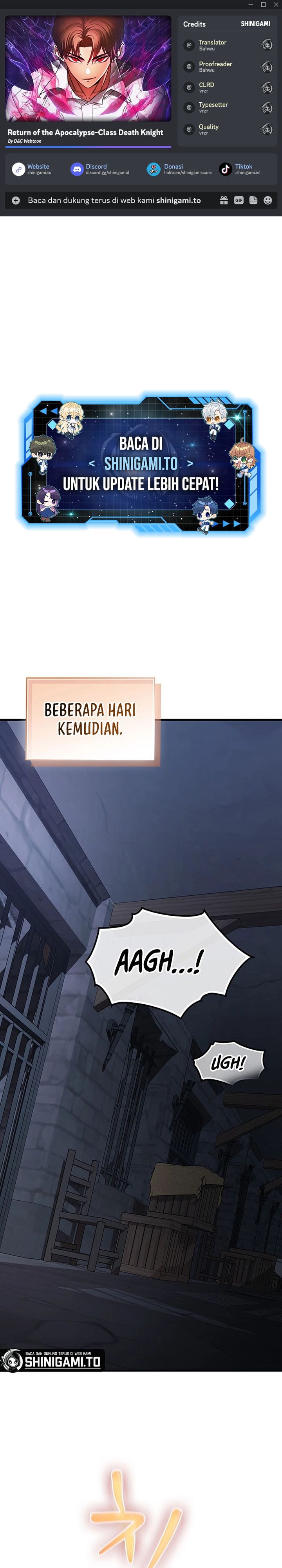 Return Of The Apocalypse-Class Death Knight Chapter 28 Bahasa Indonesia