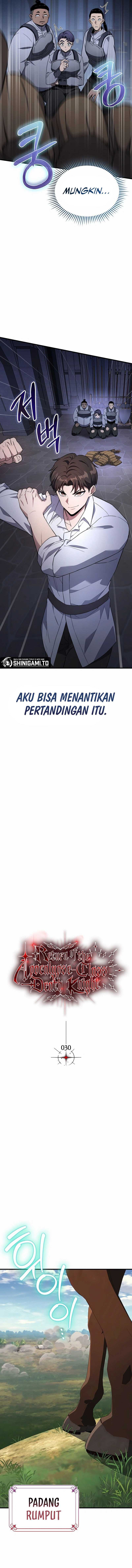 Return Of The Apocalypse-Class Death Knight Chapter 30 Bahasa Indonesia