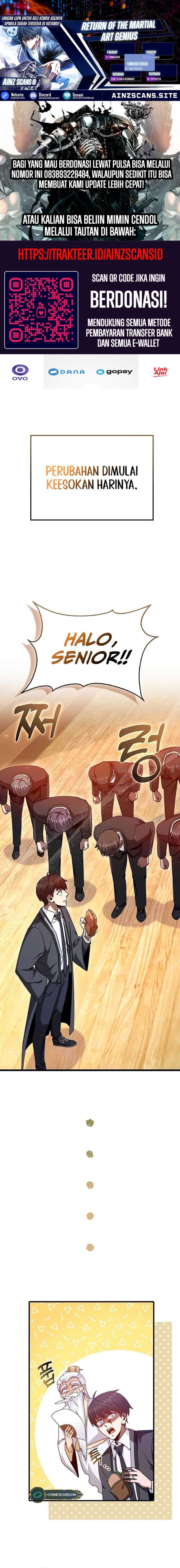 Return Of The Martial Arts Genius Chapter 11 Bahasa Indonesia