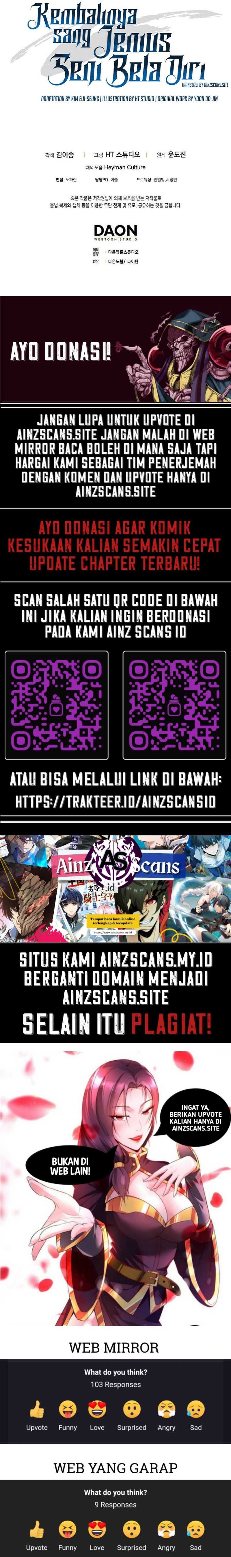 Return Of The Martial Arts Genius Chapter 11 Bahasa Indonesia