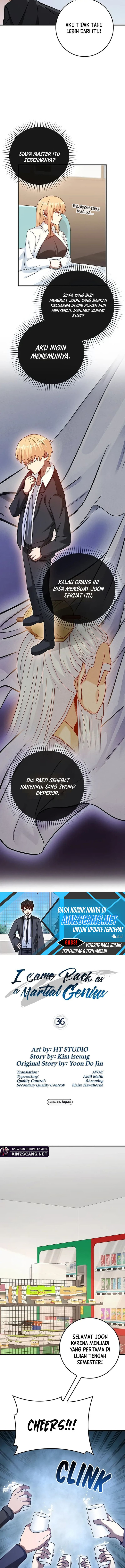 Return Of The Martial Arts Genius Chapter 36 Bahasa Indonesia