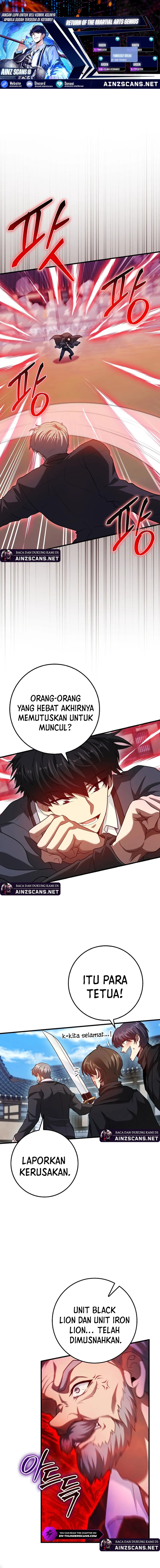 Return Of The Martial Arts Genius Chapter 97 Bahasa Indonesia