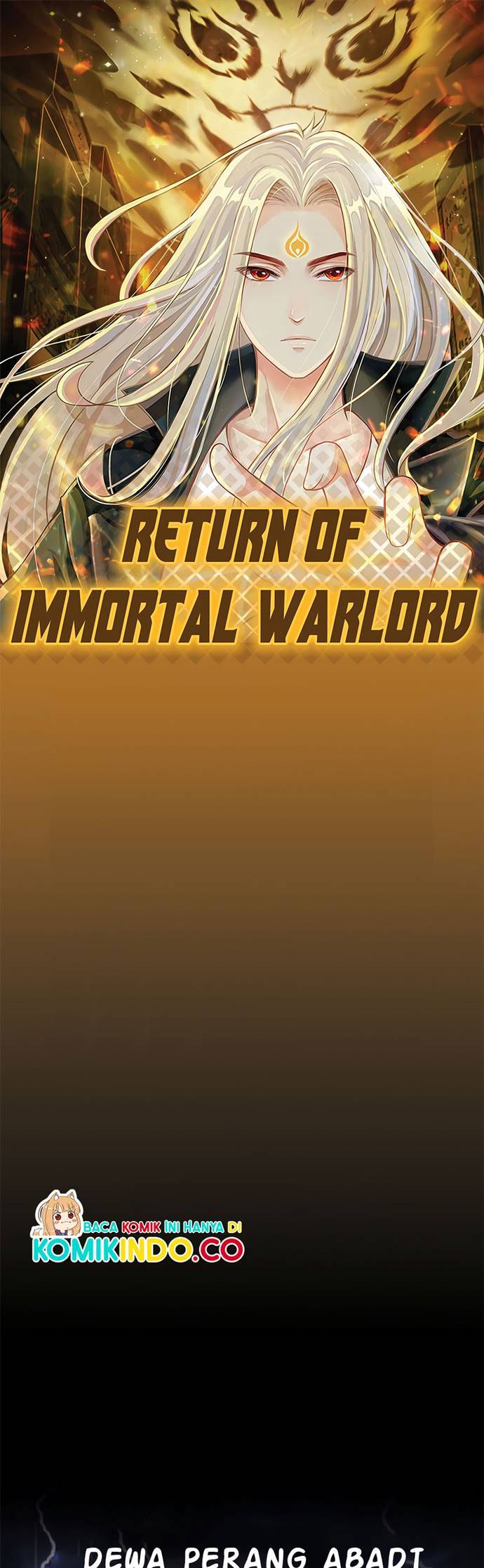Return of Immortal Warlord chapter 0