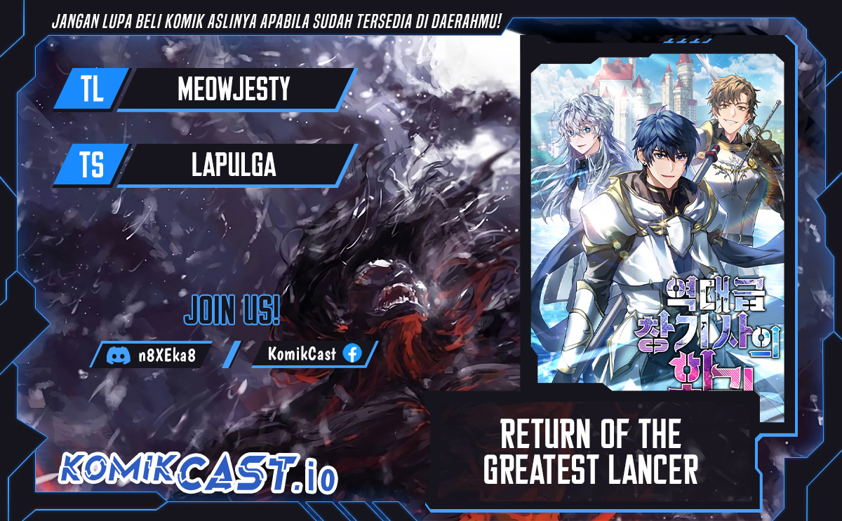 Return of The Greatest Lancer Chapter 100 Bahasa Indonesia