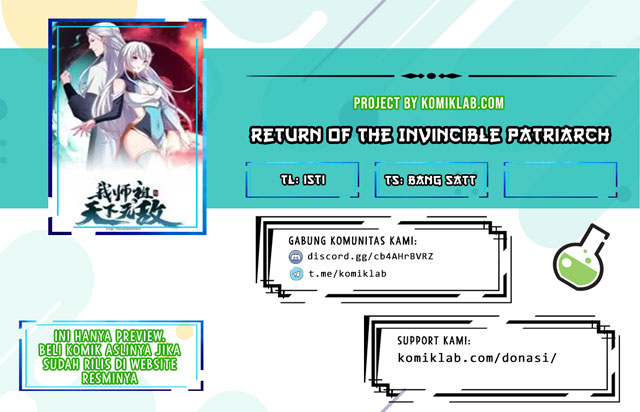 Return of the Invincible Patriarch Chapter 10 Bahasa Indonesia