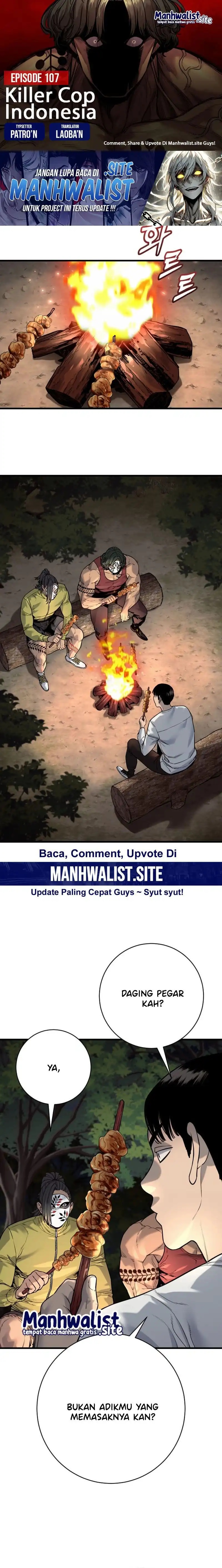 Return of the Bloodthirsty Police Chapter 107 Bahasa Indonesia