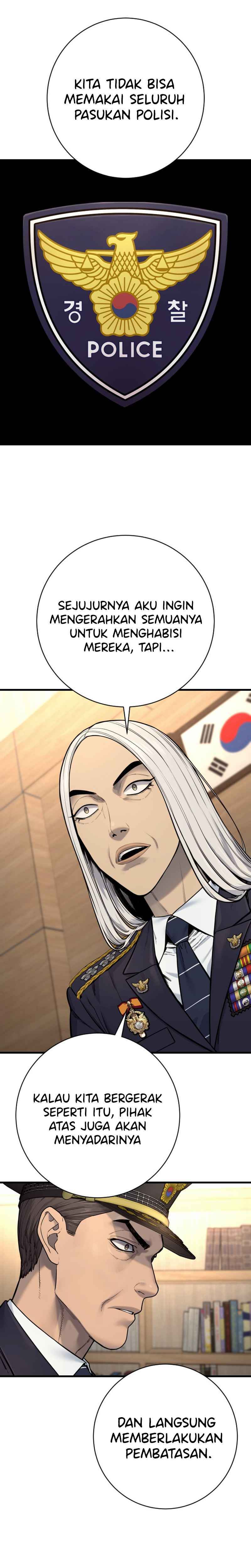 Return of the Bloodthirsty Police Chapter 117 Bahasa Indonesia