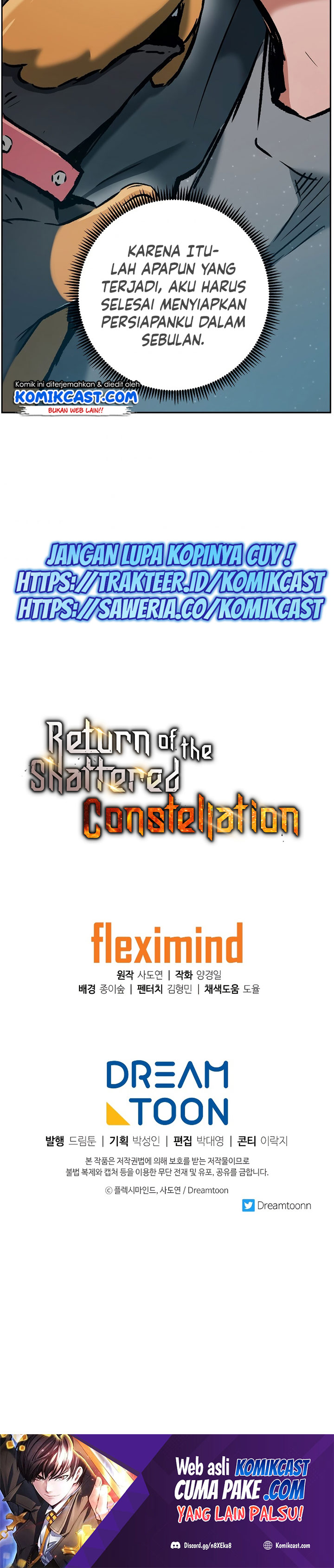 Return of the Broken Constellation Chapter 16 Bahasa Indonesia