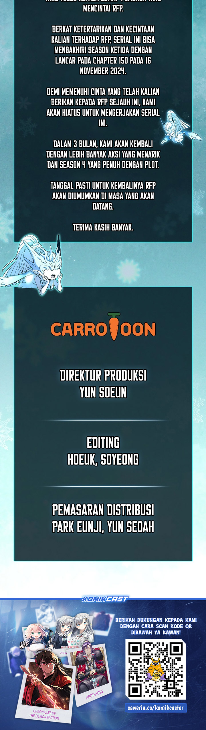 Return of the Frozen Player chapter 150