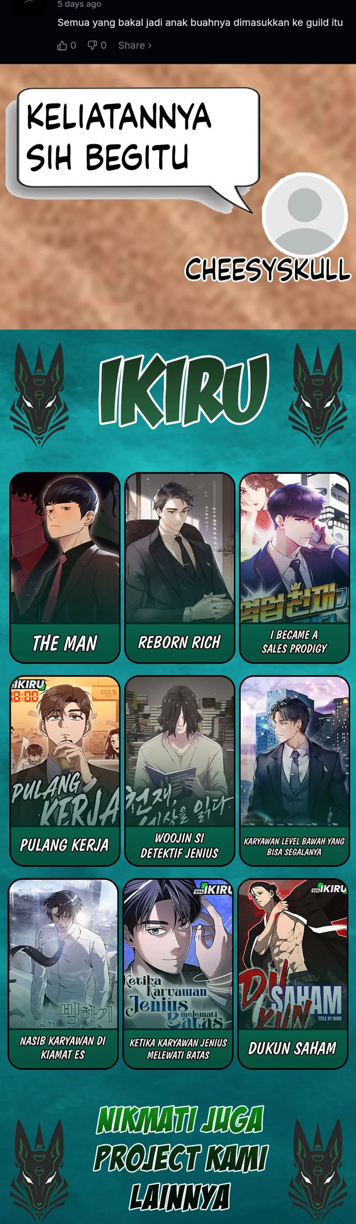 Return of the High-Ranking Civil Servant Chapter 71 Bahasa Indonesia