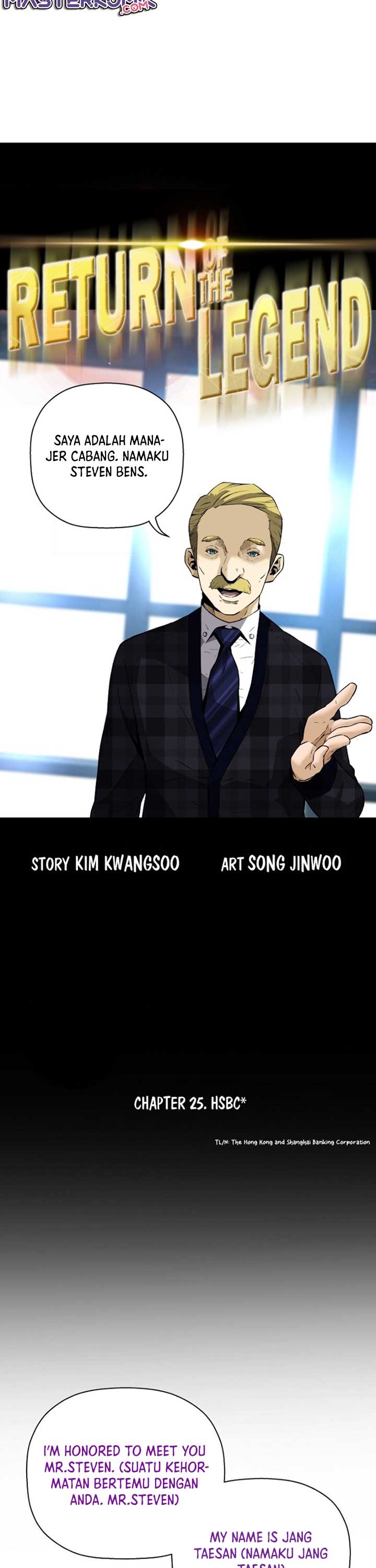 Return of the Legend Chapter 25 Bahasa Indonesia
