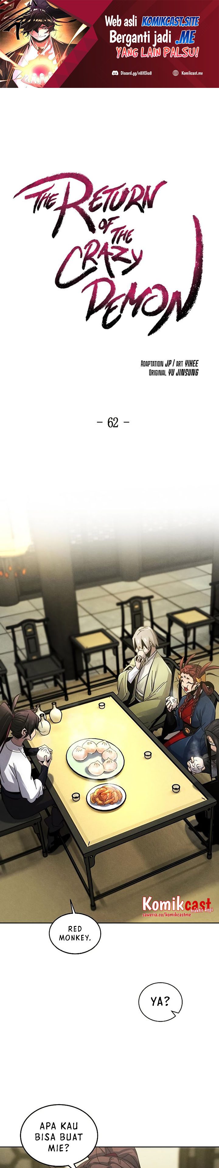 Return of the Mad Demon Chapter 62 Bahasa Indonesia