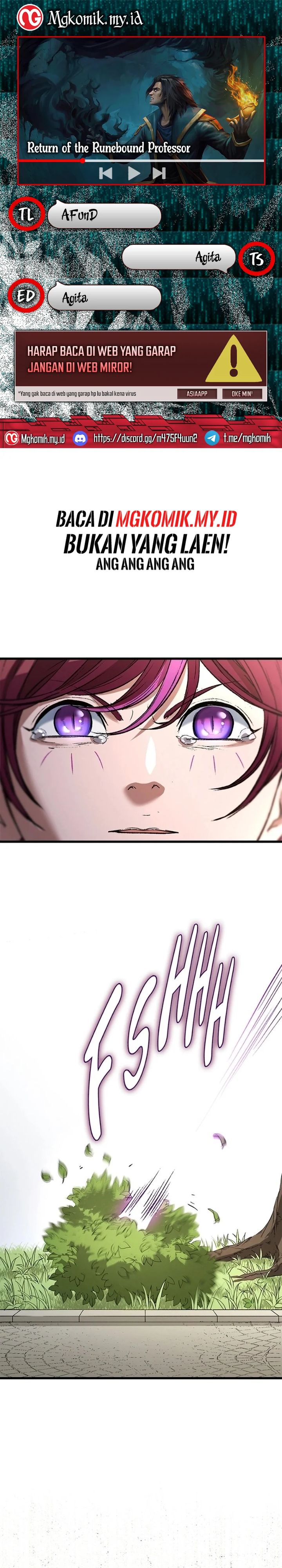 Return of the Runebound Professor Chapter 35 Bahasa Indonesia