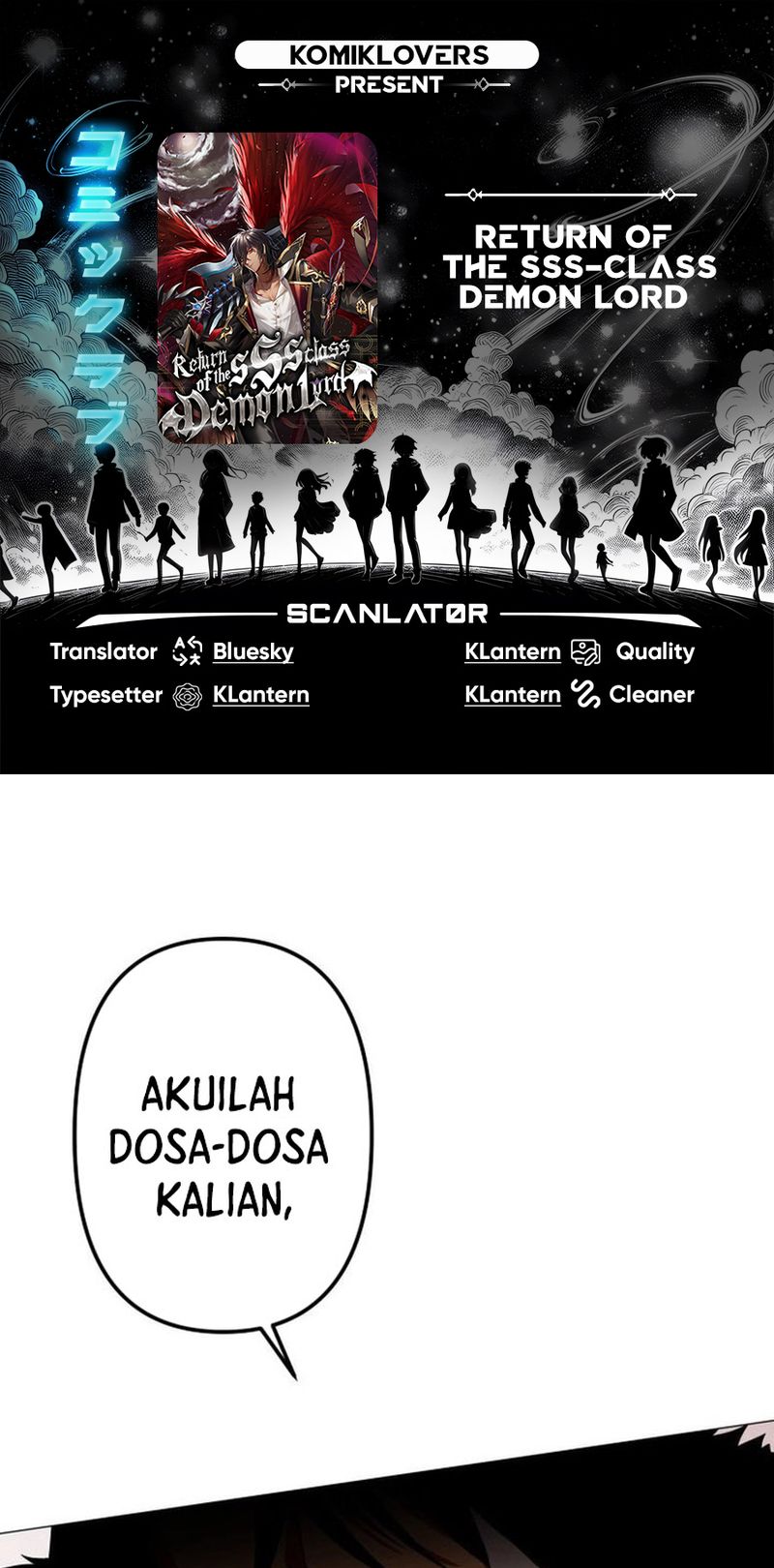 Return of the SSS-Class Demon Lord Chapter 06 Bahasa Indonesia