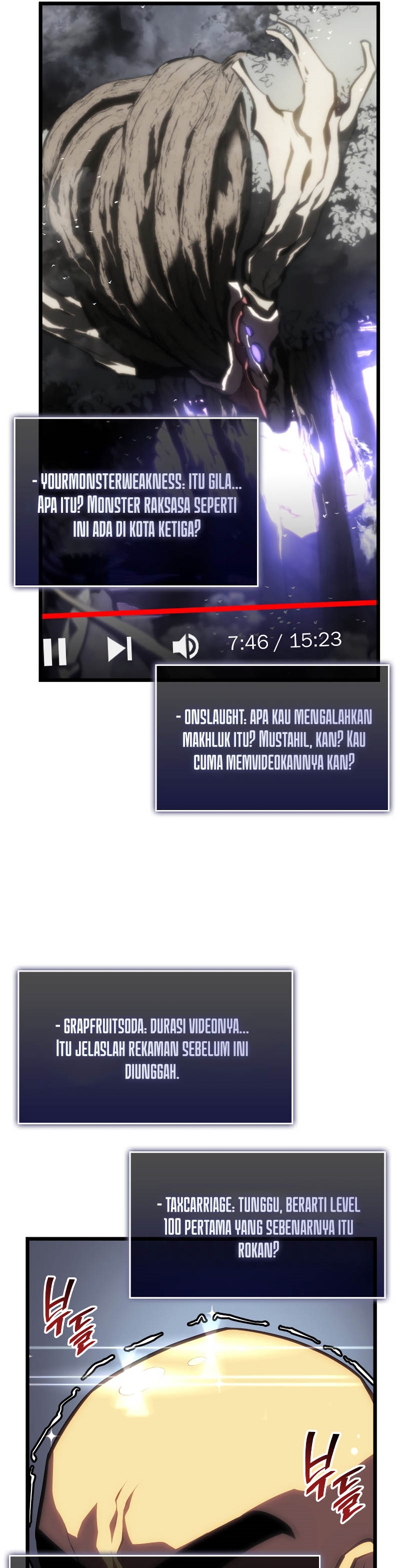 Return of the SSS-Class Ranker Chapter 50 Bahasa Indonesia