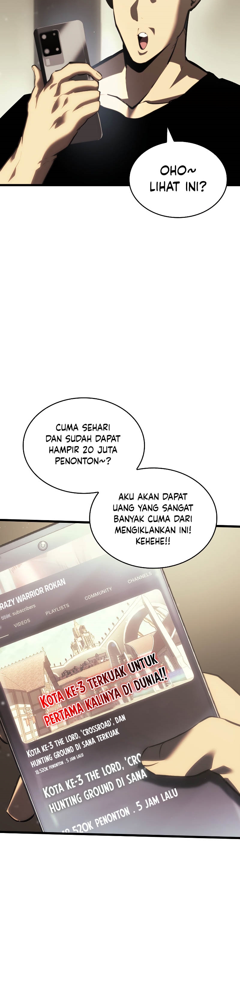 Return of the SSS-Class Ranker Chapter 50 Bahasa Indonesia